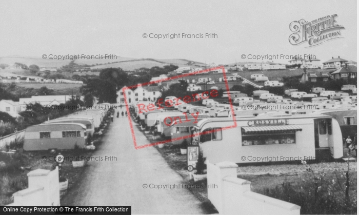 Photo of Borth, Caravan Park c.1965
