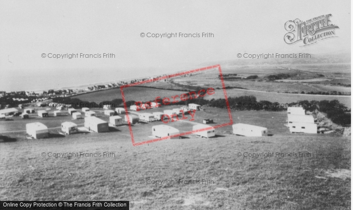 Photo of Borth, Caravan Park c.1965