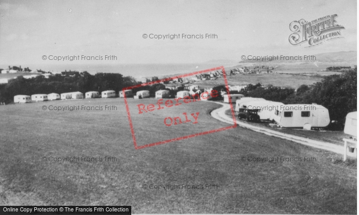 Photo of Borth, Caravan Park c.1965