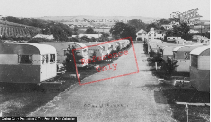 Photo of Borth, Caravan Park c.1965