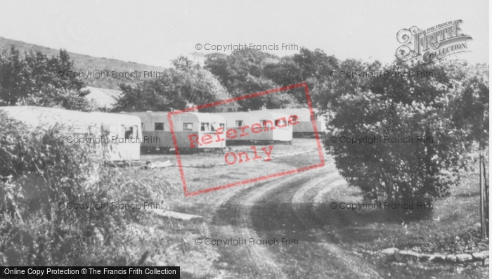 Photo of Borth, Caravan Park c.1965