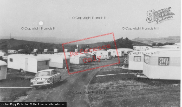 Photo of Borth, Caravan Park c.1965