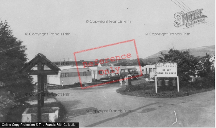 Photo of Borth, Caravan Park c.1965