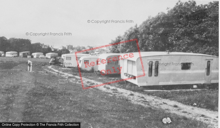 Photo of Borth, Caravan Park c.1965