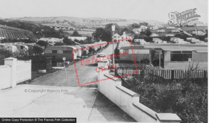 Photo of Borth, Caravan Park, Entrance c.1965