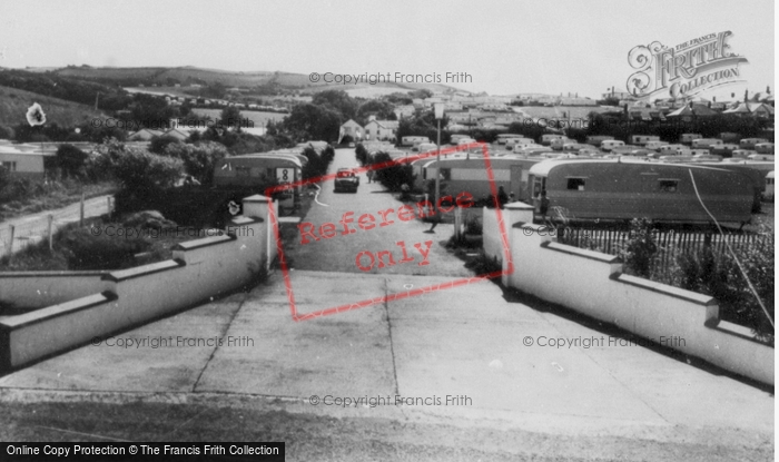 Photo of Borth, Caravan Park, Entrance c.1965