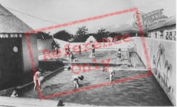 Caravan Park Paddling Pools c.1965, Borth