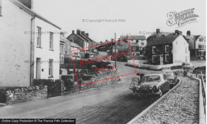 Photo of Borth, Cliff Road c.1955