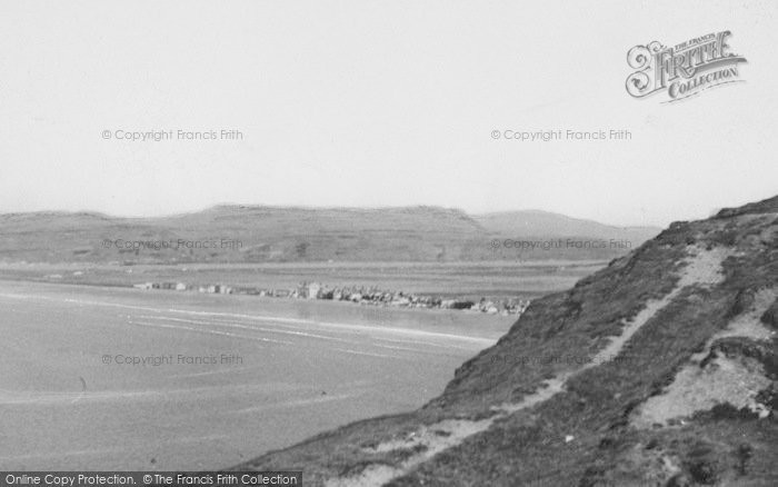 Photo of Borth, Cliff Walk c.1936
