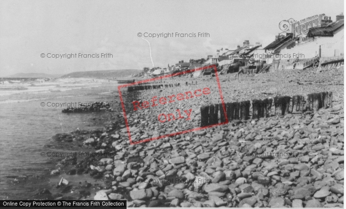 Photo of Borth, Cobbles On Beach c.1965