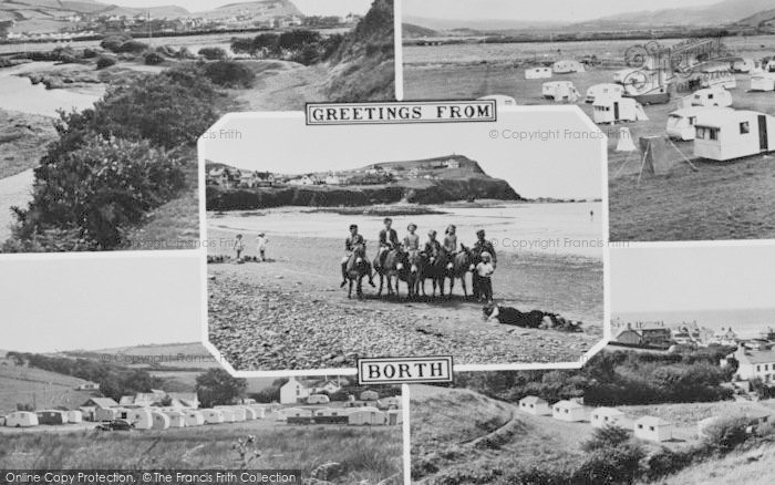 Photo of Borth, Composite c.1955
