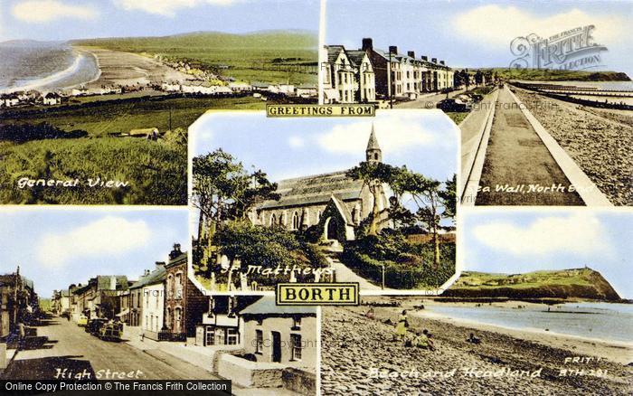 Photo of Borth, Composite c.1960