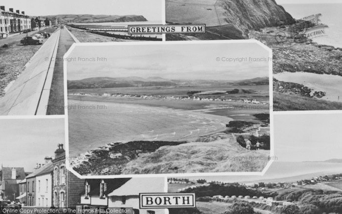 Photo of Borth, Composite c.1960