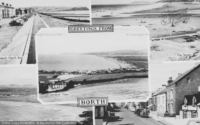 Photo of Borth, Composite c.1965
