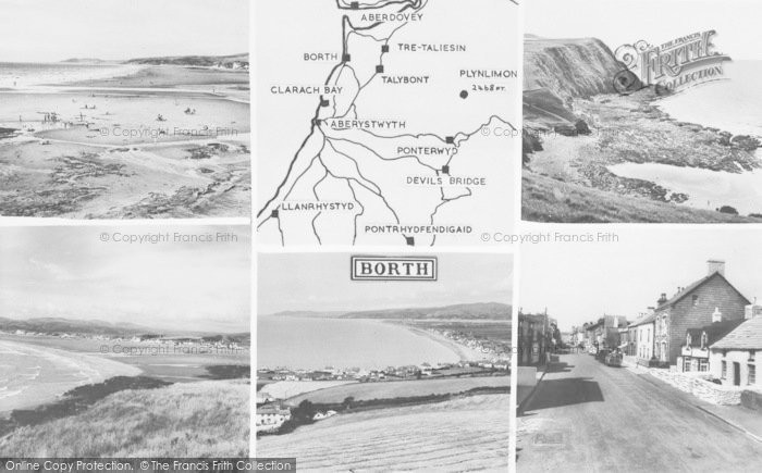 Photo of Borth, Composite c.1965