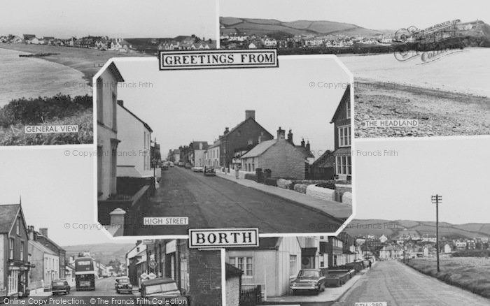 Photo of Borth, Composite c.1965