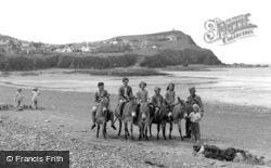Donkeys On The Beach 1952, Borth