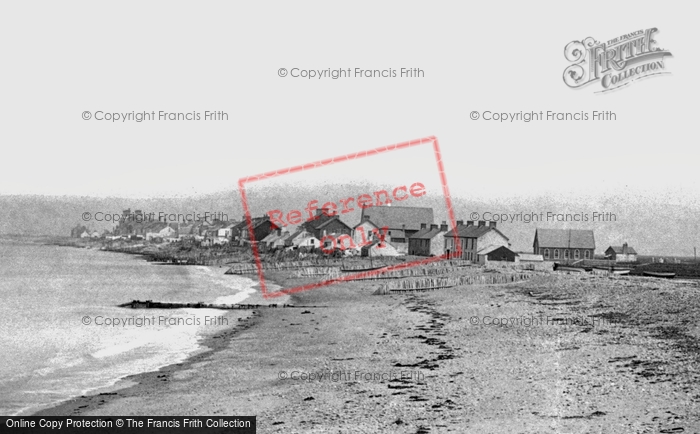Photo of Borth, From The Beach 1892