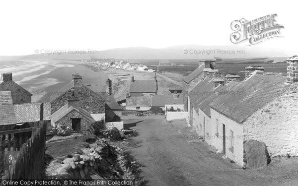 Photo of Borth, From Upper Borth  1895