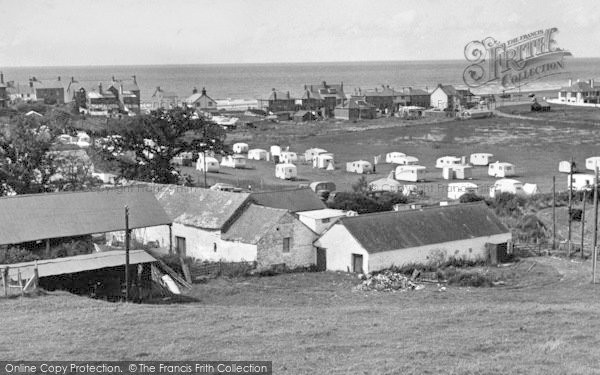 Photo of Borth, General View From Brynowen Farm c.1950