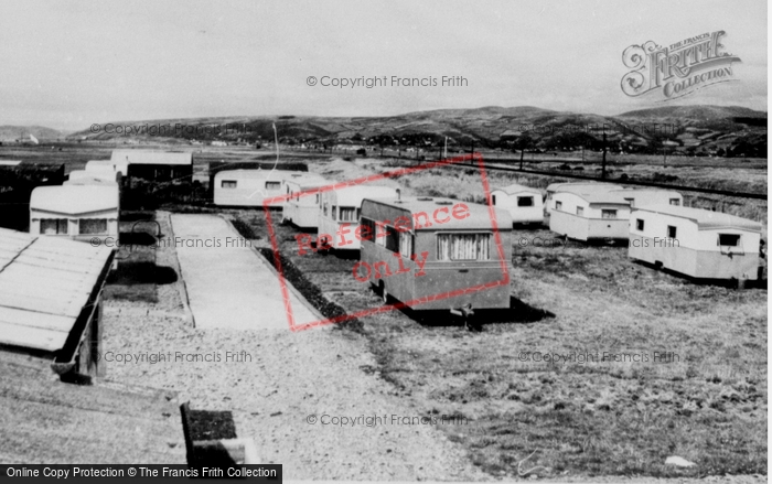 Photo of Borth, Golden Sands Caravan Site c.1960