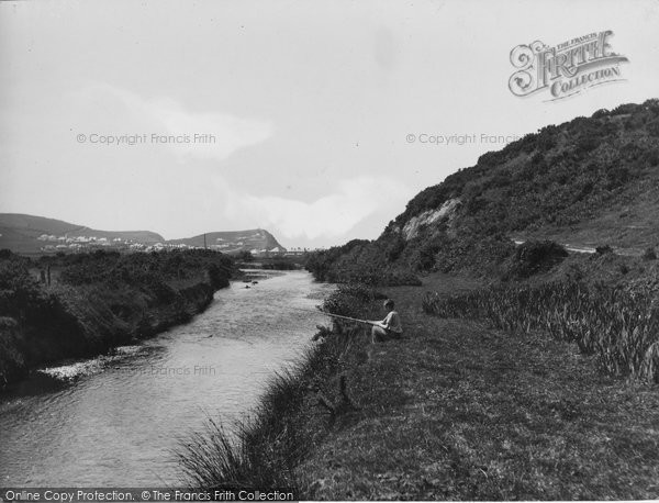 Photo of Borth, River Leri 1938