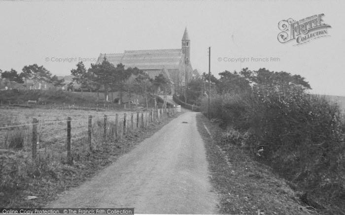 Photo of Borth, St Matthew's Church 1933