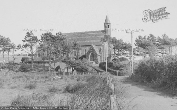 Photo of Borth, St Matthew's Church c.1950