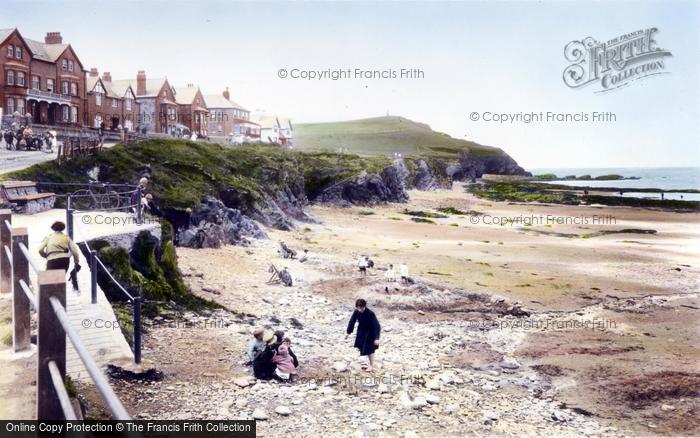 Photo of Borth, The Beach 1925