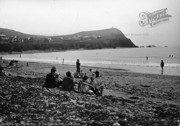 Photo of Borth, The Beach c.1933