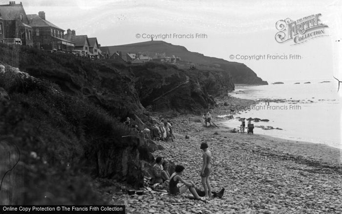 Photo of Borth, The Beach c.1933