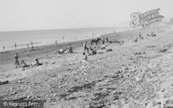 The Beach c.1955, Borth