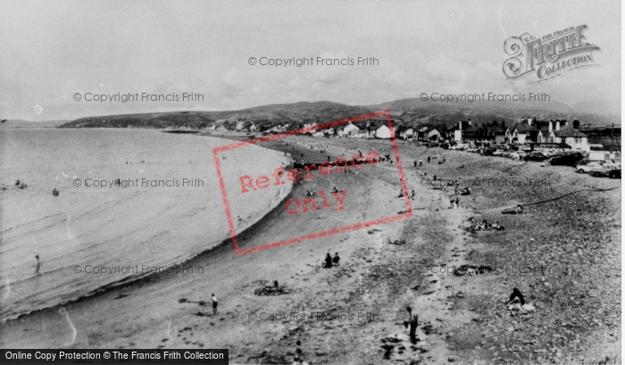 Photo of Borth, The Beach c.1960