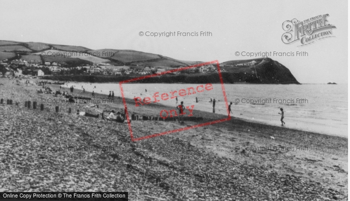 Photo of Borth, The Beach c.1960