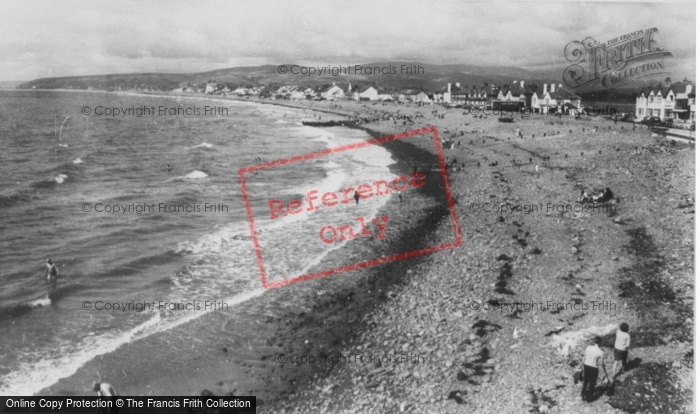 Photo of Borth, The Beach c.1965