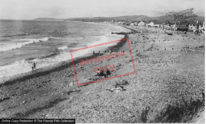 Photo of Borth, The Beach c.1965