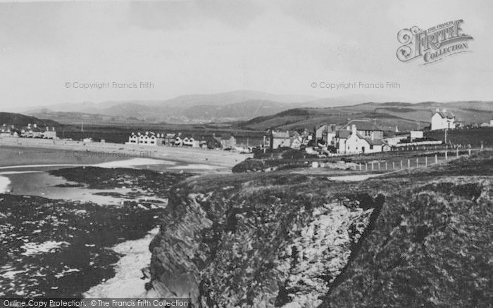 Photo of Borth, The Cliffs And South Promenade c.1933