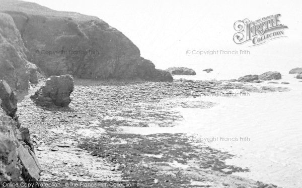 Photo of Borth, The Cliffs c.1955