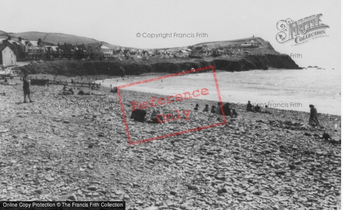 Photo of Borth, The Cliffs c.1965