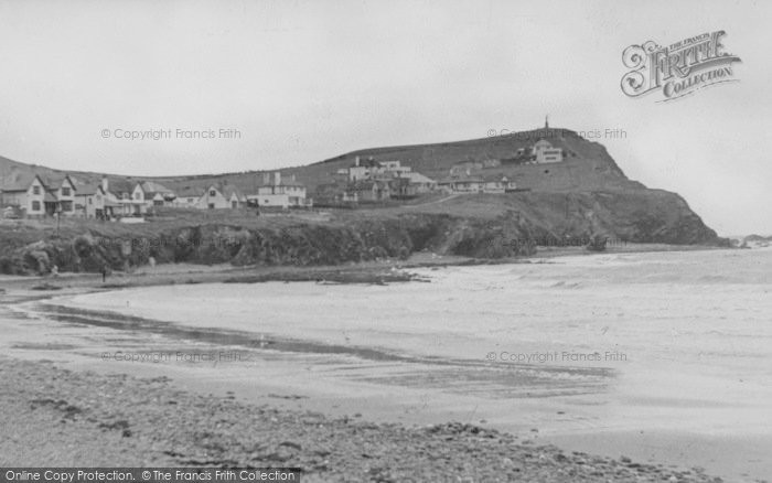 Photo of Borth, The Headland 1948