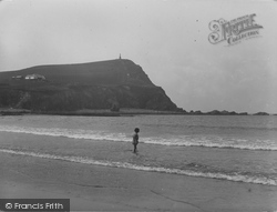 The Monument And Beach 1930, Borth