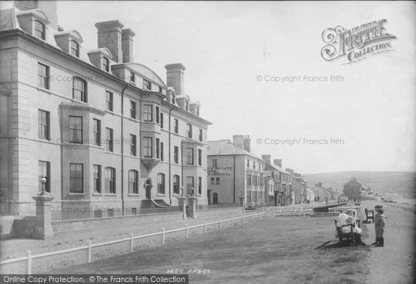 Photo of Borth, The Parade 1895