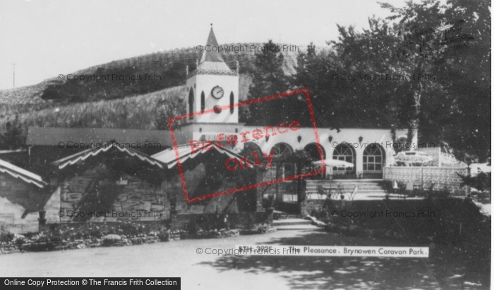 Photo of Borth, The Pleasance, Brynowen Caravan Park c.1965