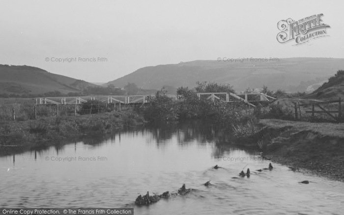 Photo of Borth, The River c.1936