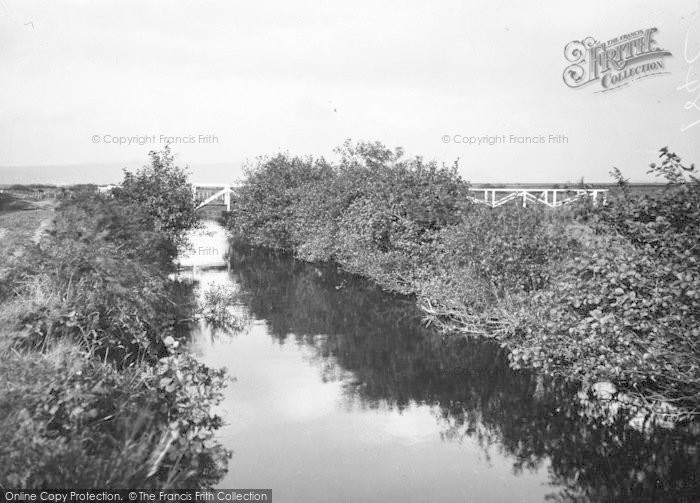 Photo of Borth, The River c.1936