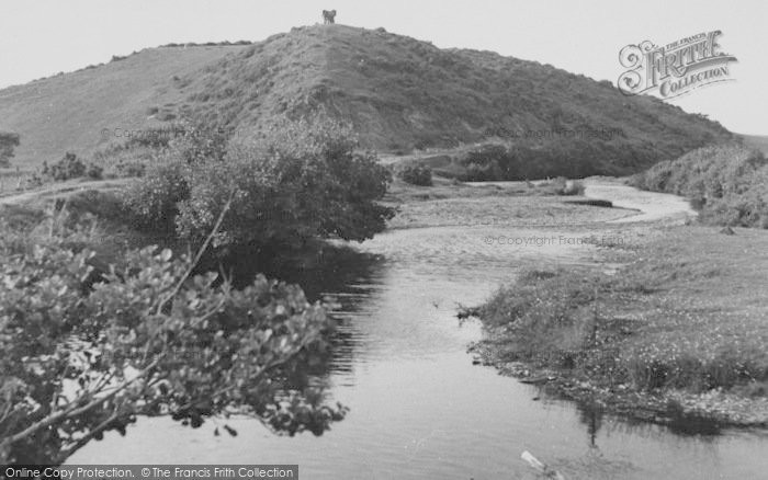 Photo of Borth, The River c.1950