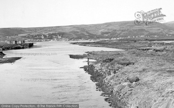 Photo of Borth, The River Lerry c.1955