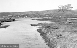 The River Lerry c.1955, Borth