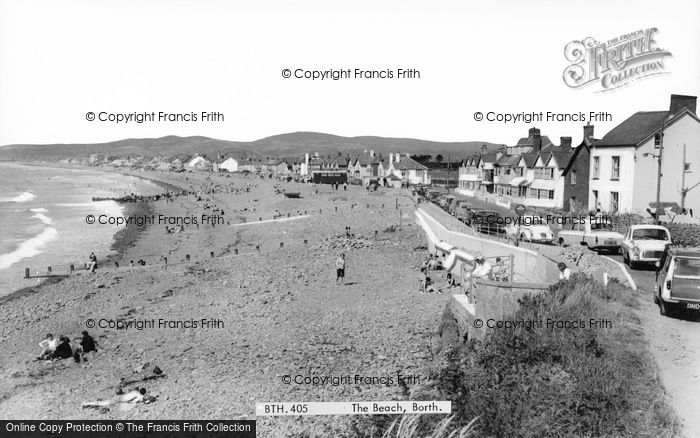 Photo of Borth, The Seafront c.1965
