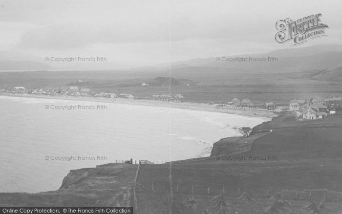Photo of Borth, View From Borth Head 1925